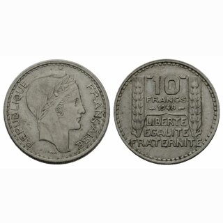 Frankreich  10 Francs 1948