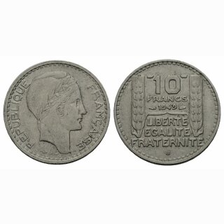 Frankreich  10 Francs 1949