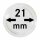 Münzenkapseln Ø 21 mm (10er Pack)