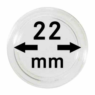 Münzenkapseln Ø 22 mm (10er Pack)