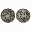 Frankreich  25 Centimes 1921