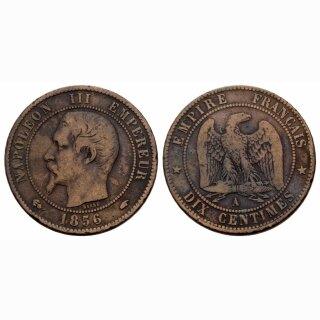 Frankreich  10 Centimes 1856 A Napoleon III