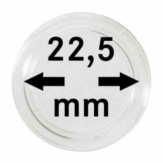 Münzenkapseln Ø 22.5 mm (10er Pack)