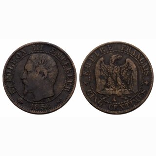 Frankreich  5 Centimes 1856 A Napoleon III