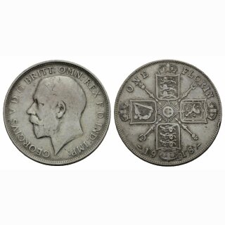 England Florin 1918 Geroge V