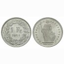 Schweiz 1 Franken 1945 B Helvetia
