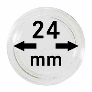 Münzenkapseln Ø 24 mm (10er Pack)