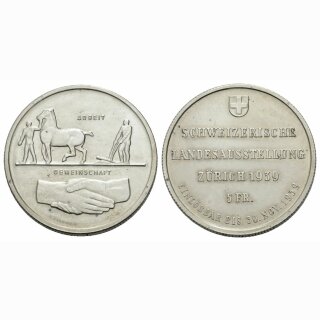 Schweiz 5 Franken  1939 Landi