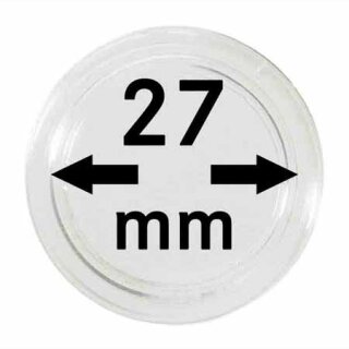 Münzenkapseln Ø 27 mm (10er Pack)
