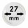 Münzenkapseln Ø 27 mm (10er Pack)