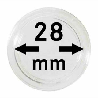 Münzenkapseln Ø 28 mm (10er Pack)