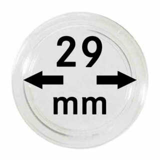 Münzenkapseln Ø 29 mm (10er Pack)