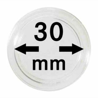 Münzenkapseln Ø 30 mm (10er Pack)