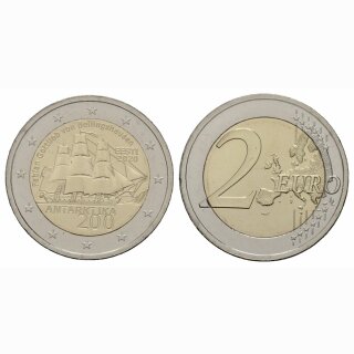 Estland 2 Euro 2020 Entdekung Antarktis