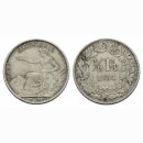 Schweiz 1/2 Franken 1851 A Sitzende Helvetia