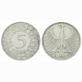 Deutschland 5 Mark 1956 J
