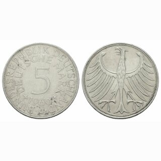 Deutschland 5 Mark 1960 G
