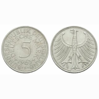 Deutschland 5 Mark 1963 F