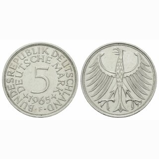 Deutschland 5 Mark 1965 F