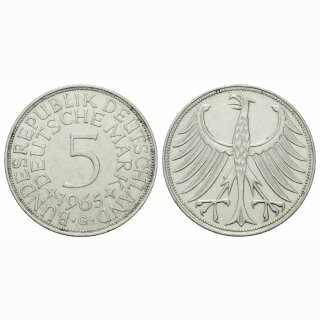 Deutschland 5 Mark 1965 G