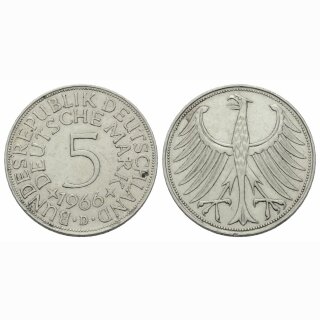 Deutschland 5 Mark 1966 D