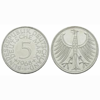 Deutschland 5 Mark 1968 F