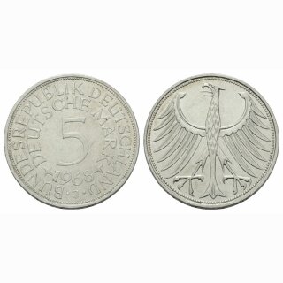 Deutschland 5 Mark 1968 J