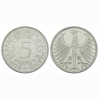 Deutschland 5 Mark 1970 G