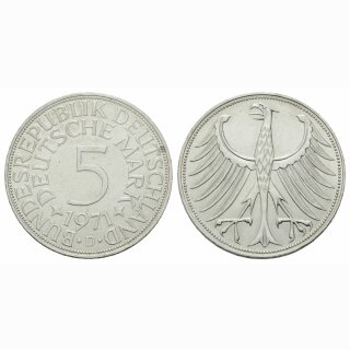 Deutschland 5 Mark 1971 D