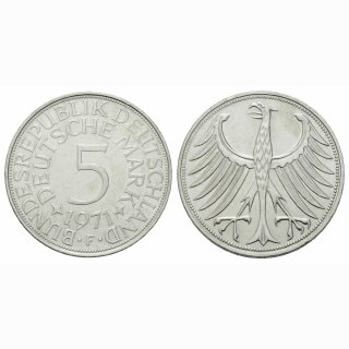Deutschland 5 Mark 1971 F