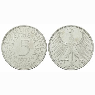 Deutschland 5 Mark 1972 D