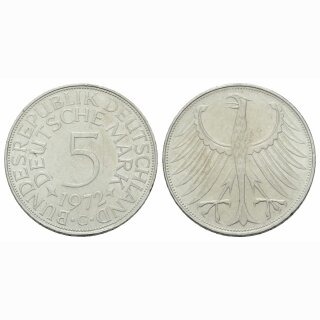 Deutschland 5 Mark 1972 G