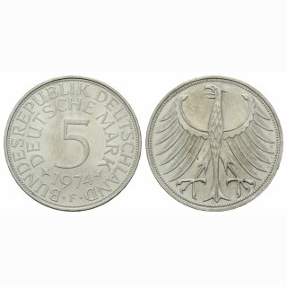 Deutschland 5 Mark 1974 F