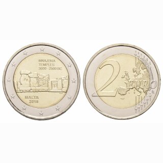 Malta 2 Euro 2018 Mnajdra