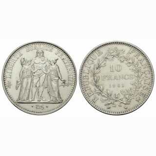 Frankreich 10 Francs 1965