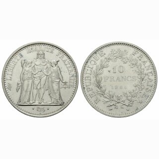 Frankreich 10 Francs 1966
