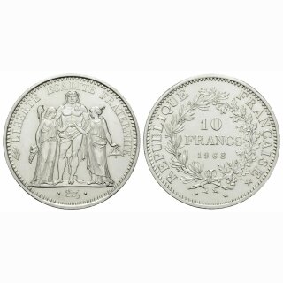 Frankreich 10 Francs 1968