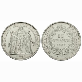 Frankreich 10 Francs 1969
