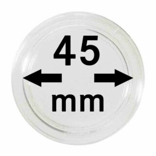 Münzenkapseln Ø 45 mm (10er Pack)