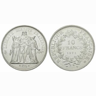 Frankreich 10 Francs 1971
