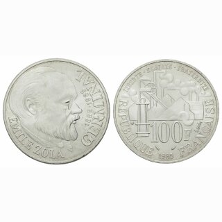 100 Francs 1985 Emile Zola Germinal