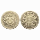 Schweiz 10 Rappen 1851 BB