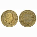 Schweiz 10 Rappen 1918 B