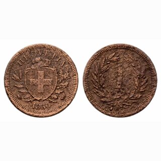Schweiz 1 Rappen 1850 A