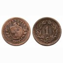 Schweiz 1 Rappen  1903 B