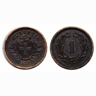 Schweiz 1 Rappen  1919 B