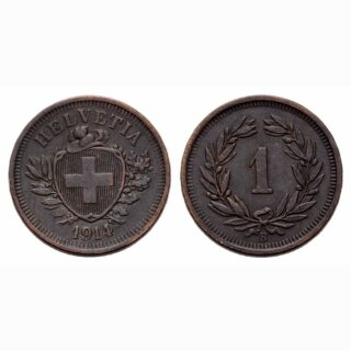 Schweiz 1 Rappen  1914 B