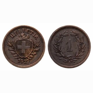 Schweiz 1 Rappen  1927 B