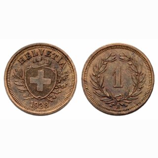 Schweiz 1 Rappen  1928 B