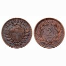 Schweiz 2 Rappen 1909 B
